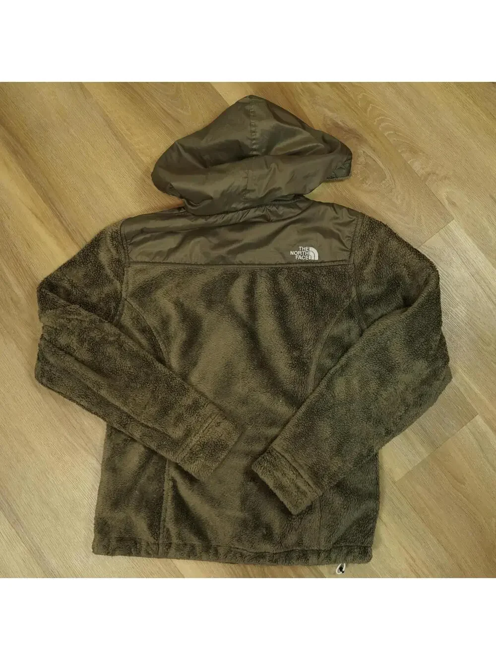 The North Face Brown Sherpa Fleece Hoodie Jacket - Gorpcore Casual Women's Small